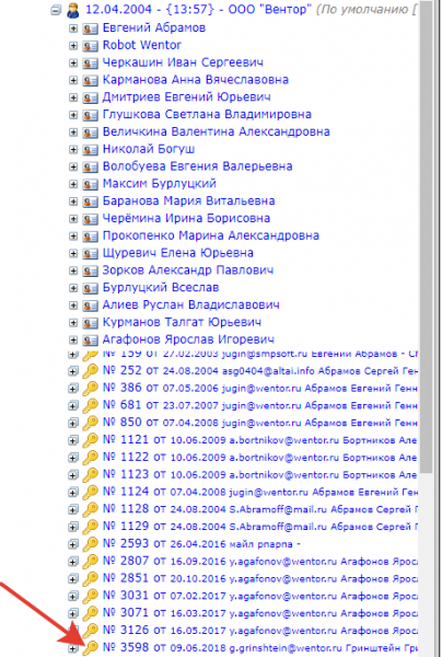 Файл:Новый ключ в клиенте.png